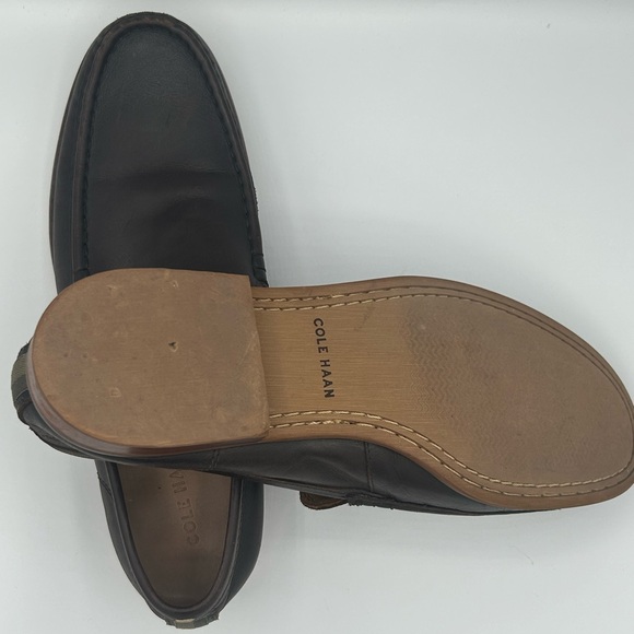 Men’s Cole brown leather loafers - Picture 7 of 12